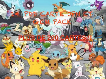 🔥 GROS SHOW 1€ PDD CARTES JPN ET GEMPACK PLUS DE 200 CARTES !!