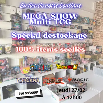 🚨 Destockage scéllé Multi TCG 🚨Lorcana, One Piece, magic, yugioh, dragon ball…