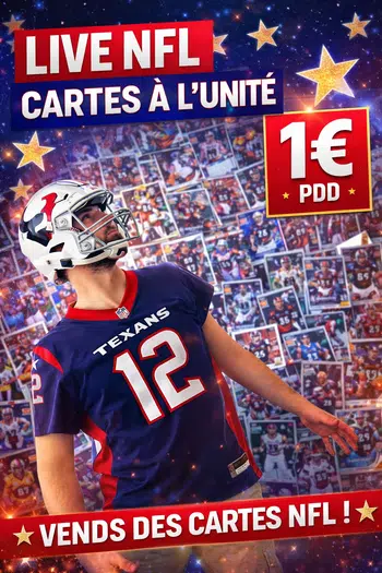 ENORME LIVE CARTES À L'UNITÉ NFL ! CADEAUX ET BANGERS 🏈