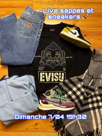 💥GIVS + 1€ PDD EVISU, BURBERRY, JORDAN, SACAI, RALPH, ... 🚀