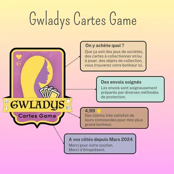 Gwladys Cartes Game BOUTIQUE 💜