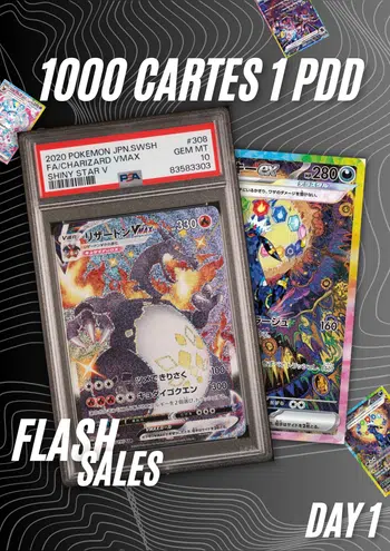 ⏱️ FLASH SALES ⏱️ 5 SECONDES 1000 CARTES 1 PDD DAY 1