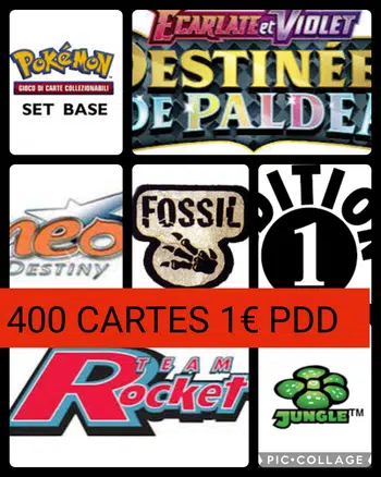 400 CARTES A L'UNITÉ ED1 WIZARD NEO ROCKET