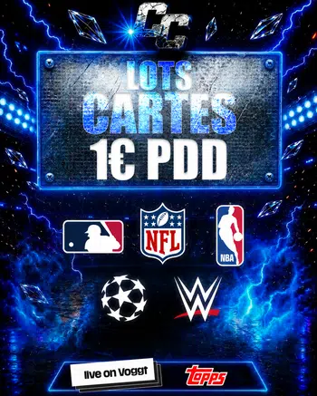 Lots cartes multi sports - 1€ PDD 🔥