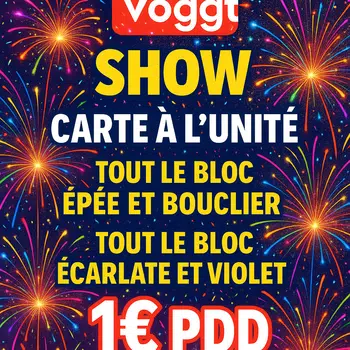 Live carte à l’unité 1€ PDD