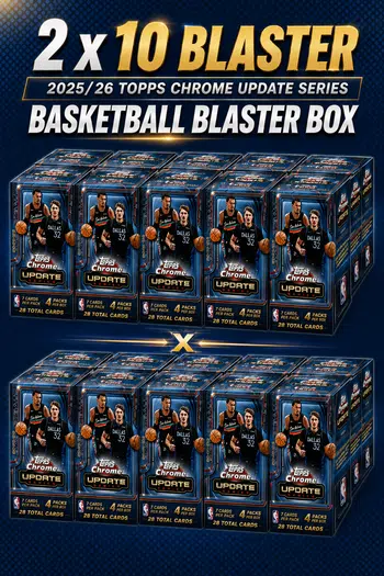 2 BREAK SUR 10 BLASTER TOPPS CHROME UPDATE
