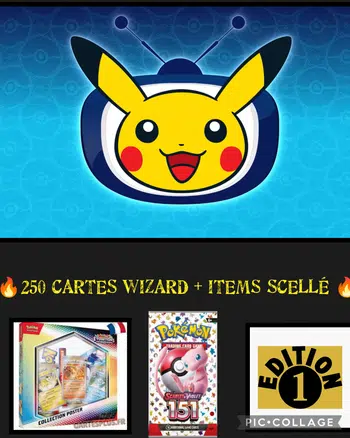 200 CARTES  ED1 WIZARD NEO ROCKET+ SCELLÉ