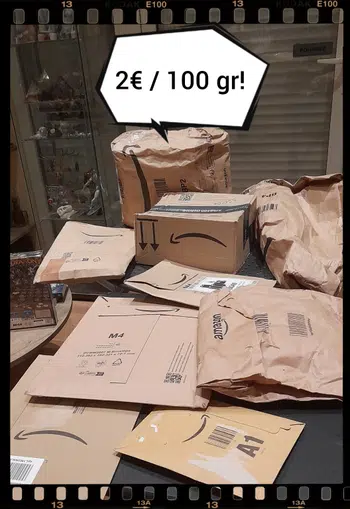 Colis perdus Amazon PDD 2€ / 100 gr et destockage vendeurs Amazon