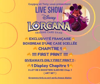 🔥 Boxbreak Lorcana Chapitre 1 FIRST PRINT !! | GAGNE TA DISPLAY !!🔥