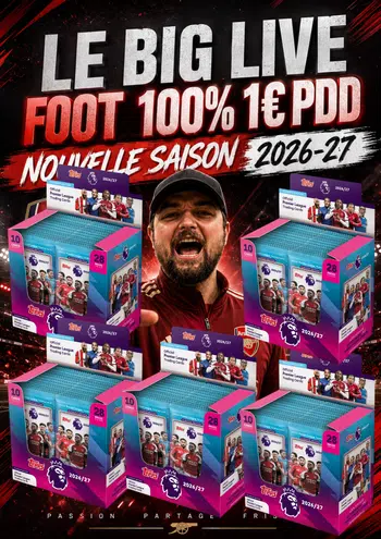 LE BIG LIVE FOOT 100% 1€ PDD !! ⚽️ BOXS EN GIVE !