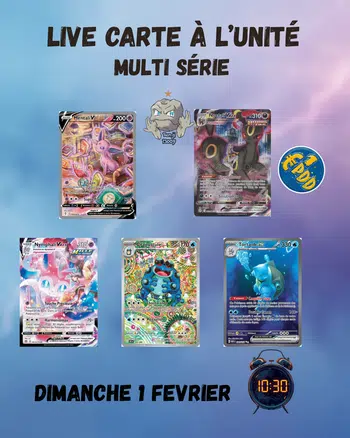 SHOW Carte a L'unité multiserie fr + Give acheteur et boxx display ME2