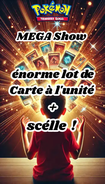 MEGA SHOW Scellé + Carte FR 1 EURO PDD !