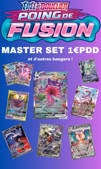 🎁‼️‼️MASTER SET POING DE FUSION 1€PDD  et plein d'autres bangers !‼️‼️🎁