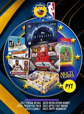 Midnight Prizm Clearly Optic Revo🏀 part.2 : PYT 6 années - 2017-2018-2019-2020-2022-2025