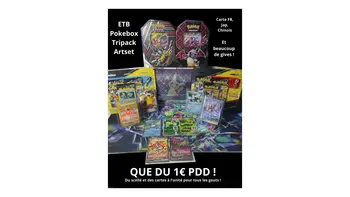 Plus de 700 cartes a 1€ ?! Du scellé et Des gives 🐀 (ex, AR, V, Vmax, EX, GX ...Tripack zentih, Ev8.5 bug)