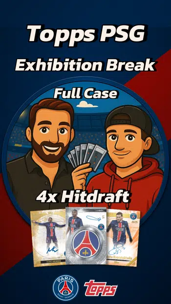 🔥Full Case Topps PSG Exhibition Hitdraft + UCC Sapphire  eskalation🔥
