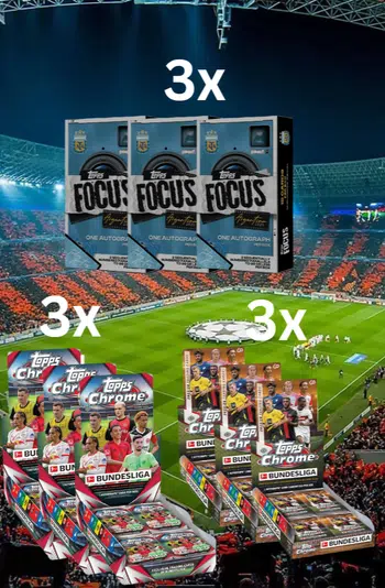 TOPPS TAKEOVER ESKALATION!!! 3x Bundesliga Topps Chrome 23/24 | Fortsetzung Sonntag 3x Bundesliga 24/25 | 3x Focus Argentinien | Harry Potter RTB ab 1€