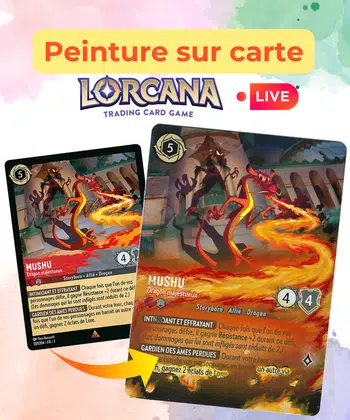 ✨Peinture sur carte en live✨