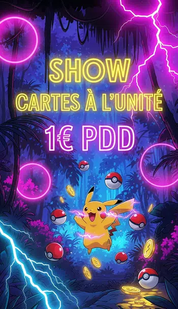 🔥 Cartes Pokémon à l’unité 1€ PDD 🔥