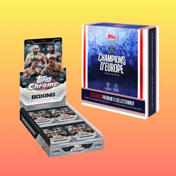 💥Topps chrome boxing💥NOUVEAUTE💥 PSG CHAMPION D'EUROPE 💥