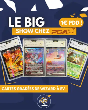 ÉNORME SHOW DE CARTES GRADÉES À 1€ PDD ! ⚡️