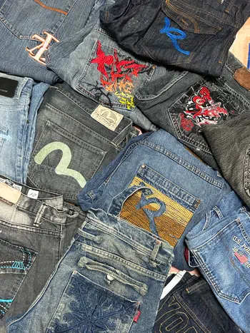 🤘1€ PDD JEANS & SHORTS HIP HOP EVISU, SOUTHPOLE, ROCAWEAR.. 🤘