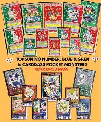 BIG LIVE TOPSUN & CARDDASS POCKET MONSTERS  1€