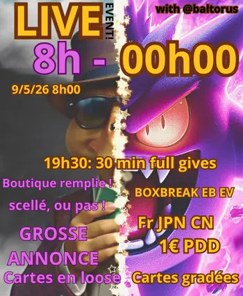 LIVE 16h !!!! 8h00-00h00 avec @Baltorus, Grosse annonce, Full gives etc !!