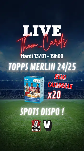 ⚽ DEMI CASEBREAK - 20 x VALUE BOX MERLIN 24/25 ! 💥