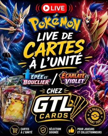 live carte à l’unités épée et bouclier / écarlate et violet