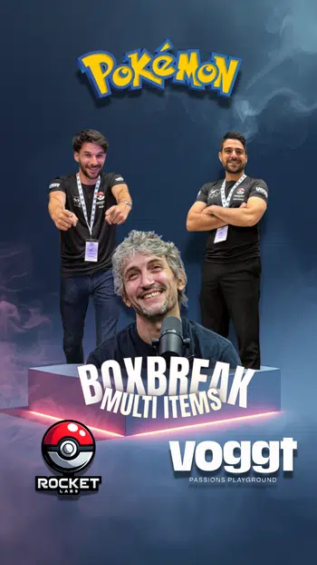 🔥LIVE EVENEMENT🔥 Julien Bardakoff  le créateur des 251 premiers pokémon boxbreak chez Rocketlabs🔥