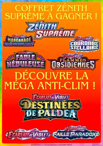 🎁 COFFRET ZÉNITH À GAGNER 🎁 MÉGA ANTI-CLIM + ETB 4.5