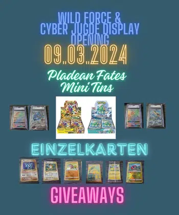 XXL STREAM  Einzelkarten / Display opening  Giveaways