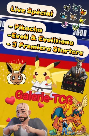 Live Spécial Pikachu Évoli Évolitions & les 3 Premiers Starters