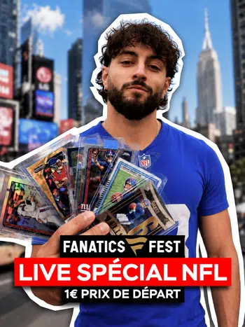LIVE FANATICS FEST - MAILLOTS SIGNÉ - BREAK NFL - CARTES À L'UNITÉ
