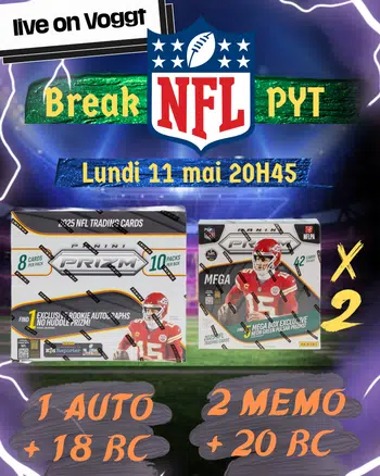 NFL gros break prizm la plus grosse série
