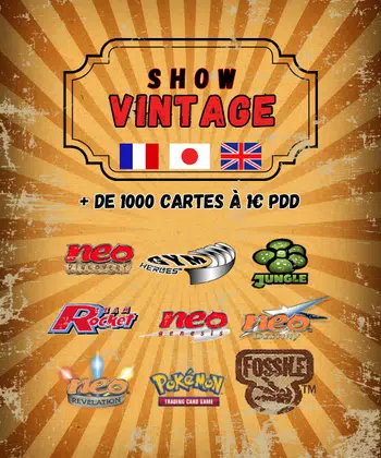 ✨SHOW VINTAGE - WIZARDS , BLOC DP & EX , ETC ...  🇫🇷 🇯🇵 🇬🇧 + DE 1000 CARTES À 1€ PDD ✨ GIVE ABO TOUS LES 5K🔥