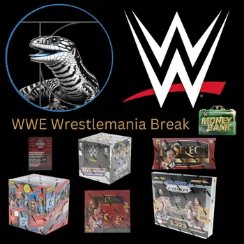 WWE Wrestlemania Night 2 Break mit Money in the Bank Chance (4 garantierte Autogramme, zwei garantierte No. /8 und Kaboom Chance)