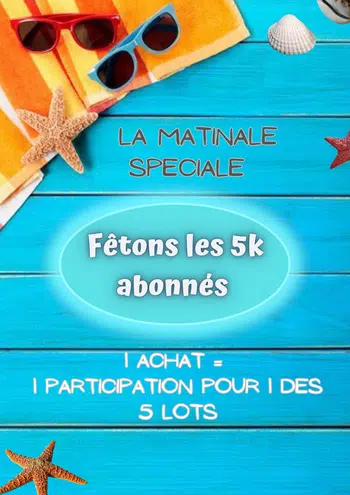 ✨La Matinale Spéciale : Fêtons les 5k abonnés ✨