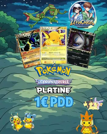 SHOW CARTES UNITES JPN - DIAMANT & PERLE PLATINE - LV.X PRIME 1 € PDD