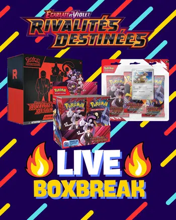 BOXBREAK + SCELLE POKEMON EV10 TEAM ROCKET FR