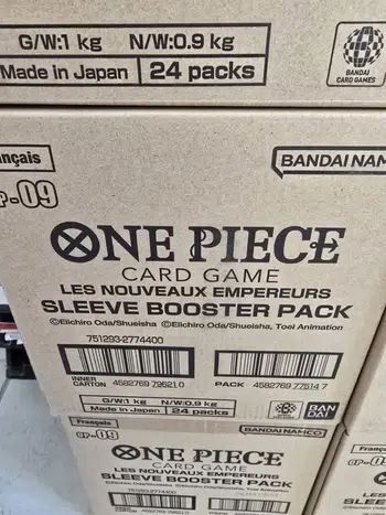 PROMO OP09 Displays de Blisters + Coffrets 2nd anniversaire