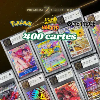 400 CARTES GRADEES POKEMON / ONE PIECE / NARUTO A PETITS PRIX!