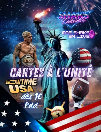 SHOWTIME USA !! 💥1€ Starting 🤩 Cards/ Pack...🦸‍♀️With Mme SHAKS💥