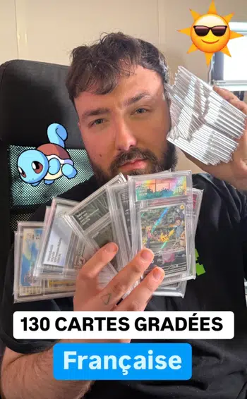 DAVID LAFARGE JE VENDS MA COLLECTION DE CARTE GRADEE AR FRANCAISE