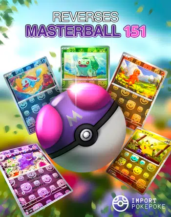 🔮 Toute les Reverse MasterBall 151 🔮 Display 151 à 1€pdd & carte gradé🚀