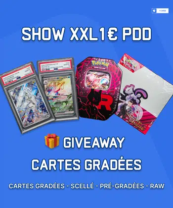 🚨 Tout à 1€ PDD - +120 cartes gradées & raw + scellés (Tripacks, Displays, ETB…)