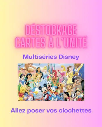 Live Déstockage Disney Cartes à l'unité