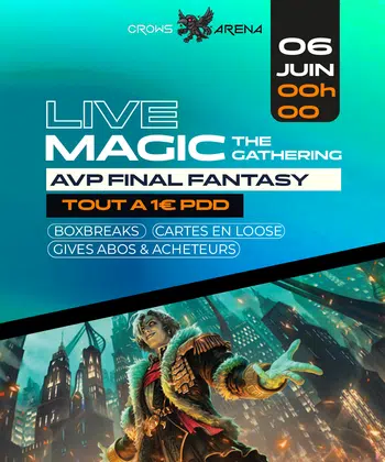 FINAL FANTASY EN AVANT-PREMIERE !! BOXBREAK 1€ PDD / CARTES EN LOOSE / ITEMS SCELLEES