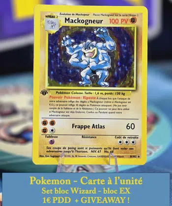 Carte à l'unité Pokemon 1€PDD